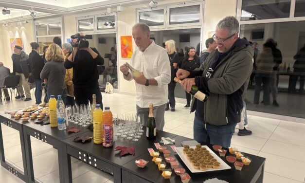 Dare Trobec z razstavo v Tolminu prinaša barvitost in optimizem