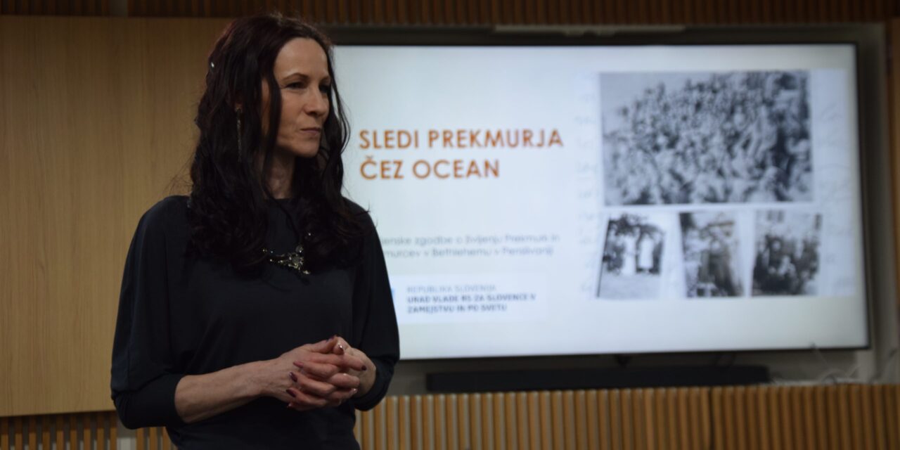 Klaudija Sedar razkriva sledi Prekmurja čez ocean